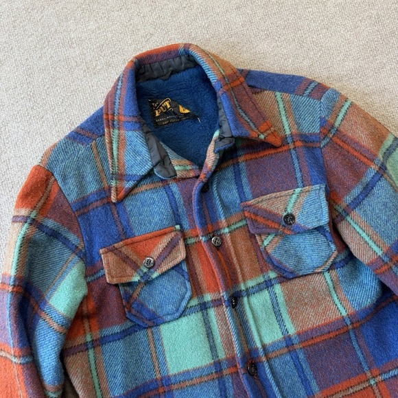 Sears Other - Vintage Put On by Sears Roebuck & Co. Checkerboard Wool Jacket Multicolor